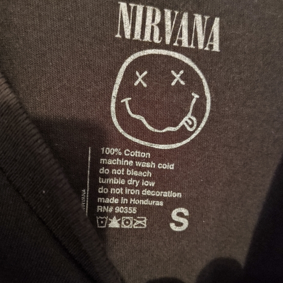 band merch Shirts Nirvana Rare T Shirt 9s Grunge In Utero Kurt